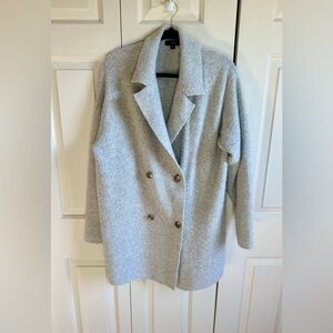 J Crew Boucle Wool Blend Double Breasted Sweater Blazer - XL